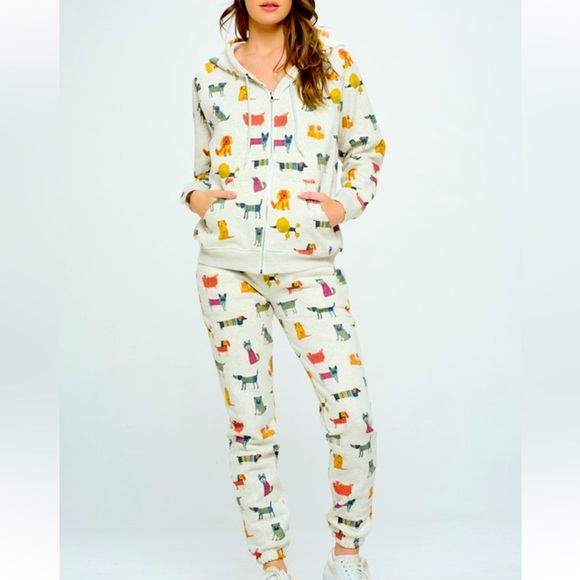 Cartoon Dogs Joggers - Picture 3 of 5